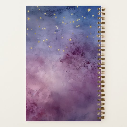 Buchliebhaber Whimsical Stack of Books Journal Notizblock (Rückseite)