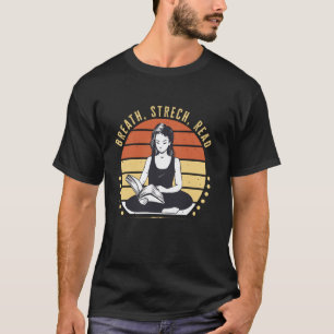 Buchliebhaber Yoga-Lehrer Tochter Geburtstagsdesig T-Shirt