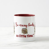 Buchliebhaber zitieren so viele Bücher so wenig Ze Tasse (Zentrum)