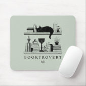 Buchliebhabers Monogramm Anfangsbuchstaben Booktro Mousepad (Mit Mouse)