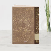 Buchliterarische Hochzeit Einladung (Rückseite)