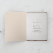 Buchliterarische Hochzeit Einladung (Innenseite)