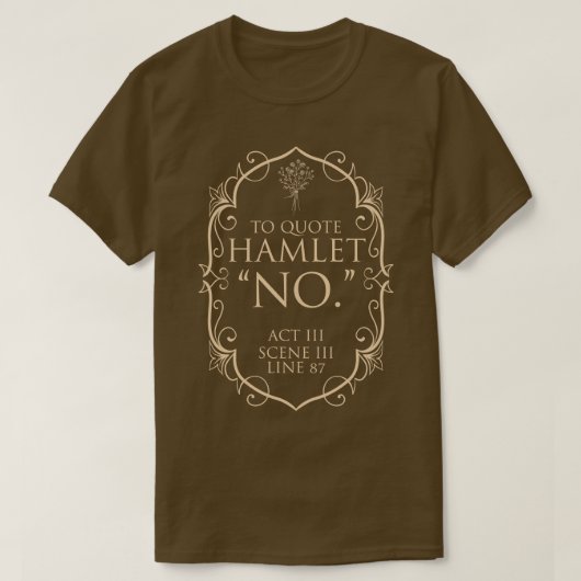 Buchliteratur-Dichter Shakespeare 9 T-Shirt (Design vorne)