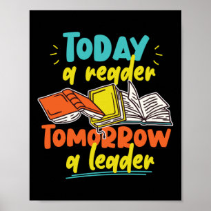 Buchliteratur Lesen Heute ein Leser Morgen ein Poster