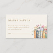 Buchmacherkarte für den Papierumschlag Begleitkarte (Vorderseite)