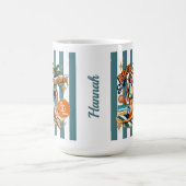 Buchmädchen Sommerferien Strandtrip Kaffeetasse (Mittel)