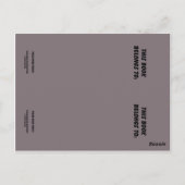 Buchmarkierungen für Polarbären Postkarte (Rückseite)