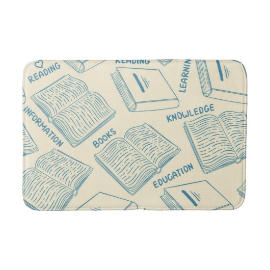Buchmuster Badematte (Vorderseite)
