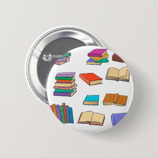 Buchmuster Button (Vorne & Hinten)