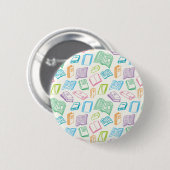 Buchmuster Button (Vorne & Hinten)