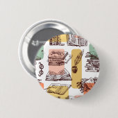 Buchmuster Button (Vorne & Hinten)