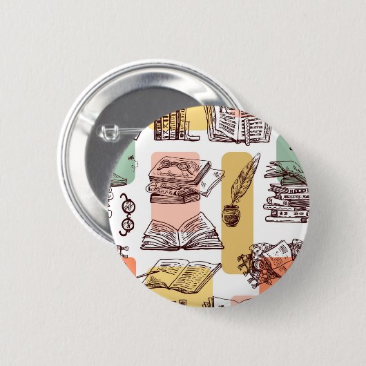 Buchmuster Button (Vorne & Hinten)
