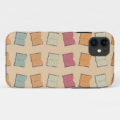 Buchmuster Case-Mate iPhone Hülle (Rückseite (Horizontal))