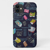 Buchmuster Case-Mate iPhone Hülle (Rückseite)
