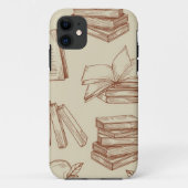 Buchmuster Case-Mate iPhone Hülle (Rückseite)