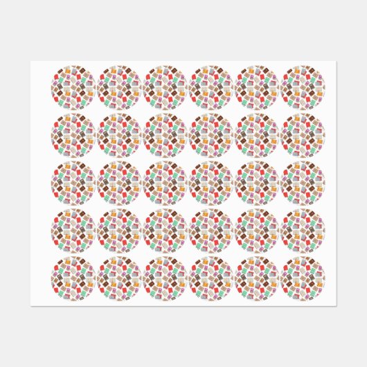 Buchmuster Etiketten (Blatt)