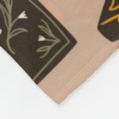 Buchmuster Fleecedecke (Ecke)