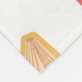 Buchmuster Fleecedecke (Ecke)