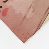 Buchmuster Fleecedecke (Ecke)
