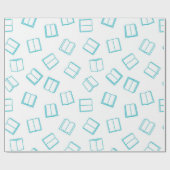 Buchmuster Geschenkpapier (Flach)