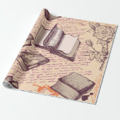 Buchmuster Geschenkpapier (Ungerollt)