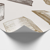 Buchmuster Geschenkpapier (Ecke)