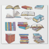 Buchmuster Geschenkpapier (Flach)