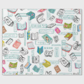 Buchmuster Geschenkpapier (Flach)