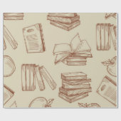 Buchmuster Geschenkpapier (Flach)