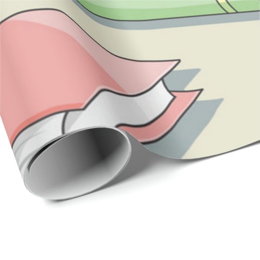 Buchmuster Geschenkpapier (Rolleneckpunkt)
