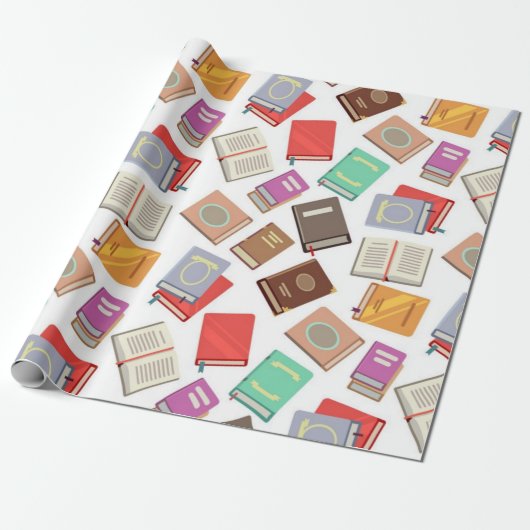 Buchmuster Geschenkpapier (Ungerollt)