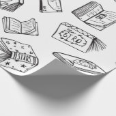 Buchmuster Geschenkpapier (Ecke)