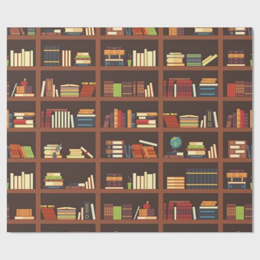 Buchmuster Geschenkpapier (Flach)