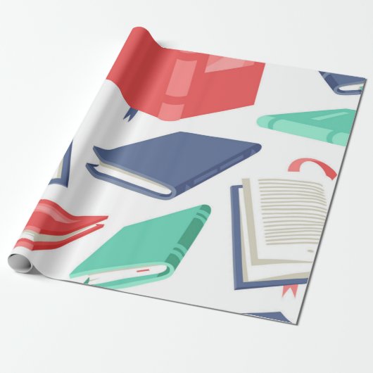 Buchmuster Geschenkpapier (Ungerollt)