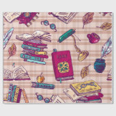 Buchmuster Geschenkpapier (Flach)