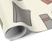 Buchmuster Geschenkpapier (Rolleneckpunkt)