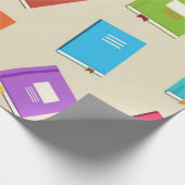 Buchmuster Geschenkpapier (Ecke)