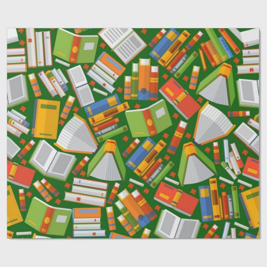 Buchmuster Geschenkpapier (Flach)