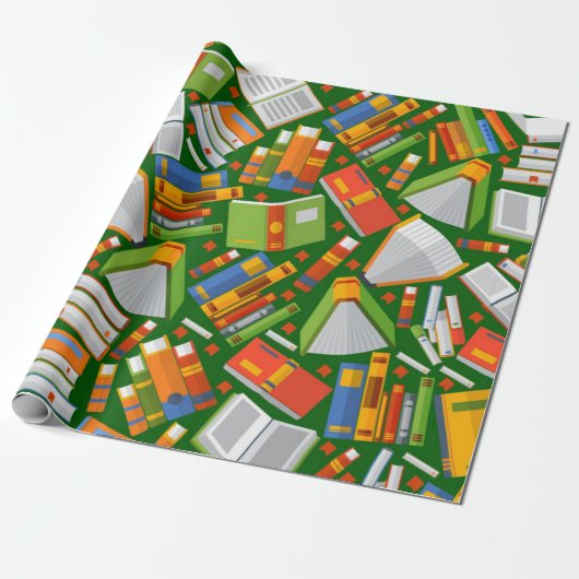 Buchmuster Geschenkpapier (Ungerollt)