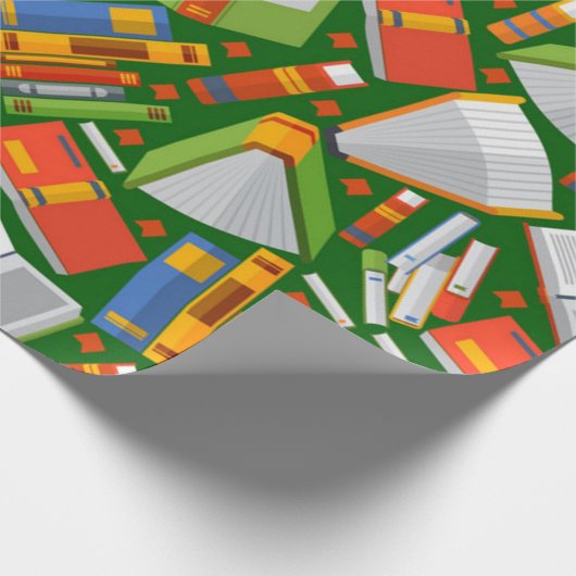 Buchmuster Geschenkpapier (Ecke)