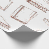 Buchmuster Geschenkpapier (Ecke)