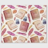 Buchmuster Geschenkpapier (Flach)