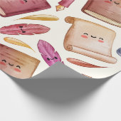 Buchmuster Geschenkpapier (Ecke)
