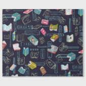 Buchmuster Geschenkpapier (Flach)