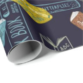 Buchmuster Geschenkpapier (Rolleneckpunkt)