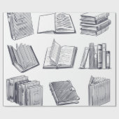 Buchmuster Geschenkpapier (Flach)