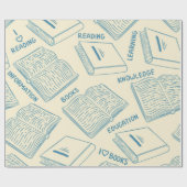 Buchmuster Geschenkpapier (Flach)