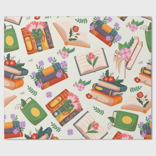 Buchmuster Geschenkpapier (Flach)