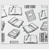 Buchmuster Geschenkpapier (Flach)