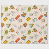 Buchmuster Geschenkpapier (Flach)
